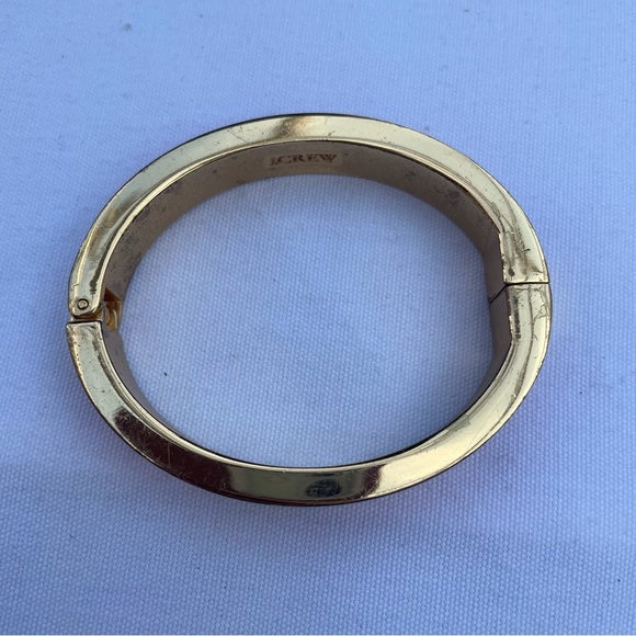 J. Crew Textured Pink Hinged Bangle - Picture 7 of 8